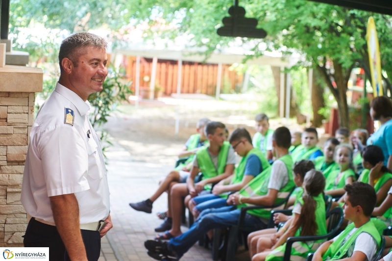 Közlekedési tábor Sóstón - fotó Szarka Lajos