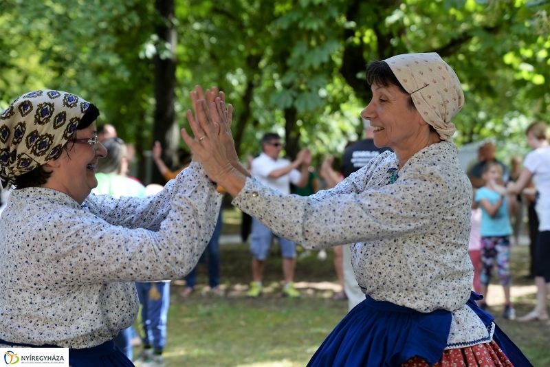 A Szabolcs Néptáncegyüttes is fellépett a Sárkányhajó Fesztivál programjában