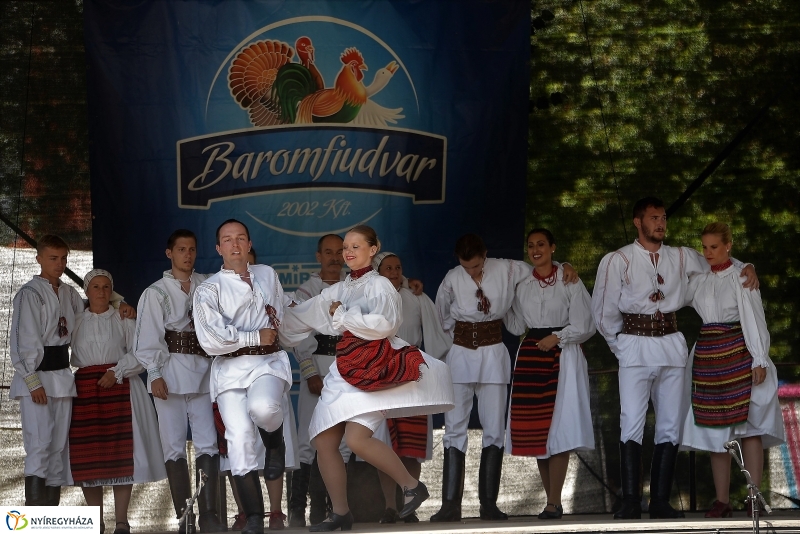 A Szabolcs Néptáncegyüttes is fellépett a Sárkányhajó Fesztivál programjában