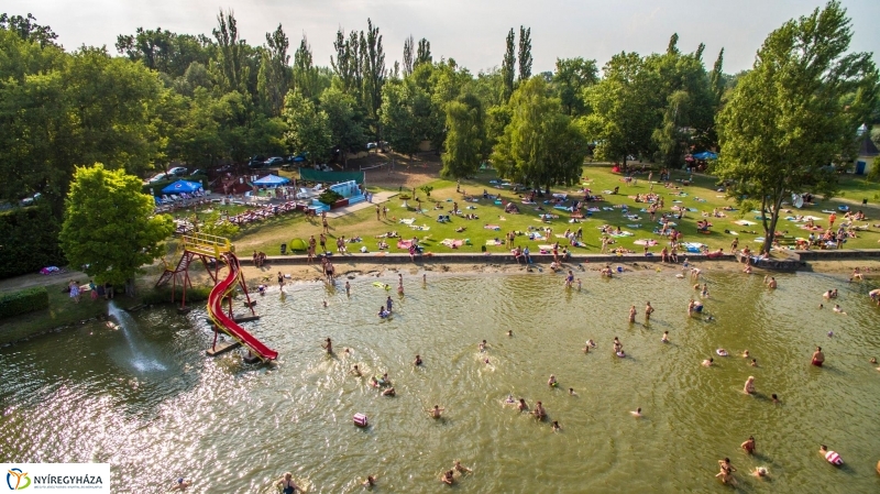 Sóstói nyár madártávlatból