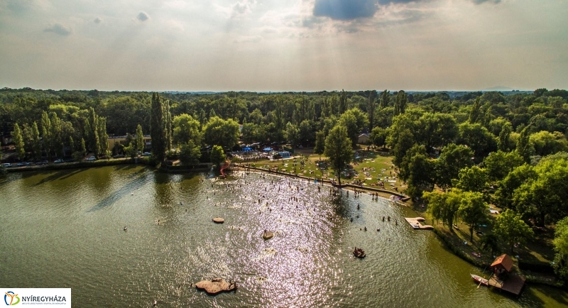 Sóstói nyár madártávlatból