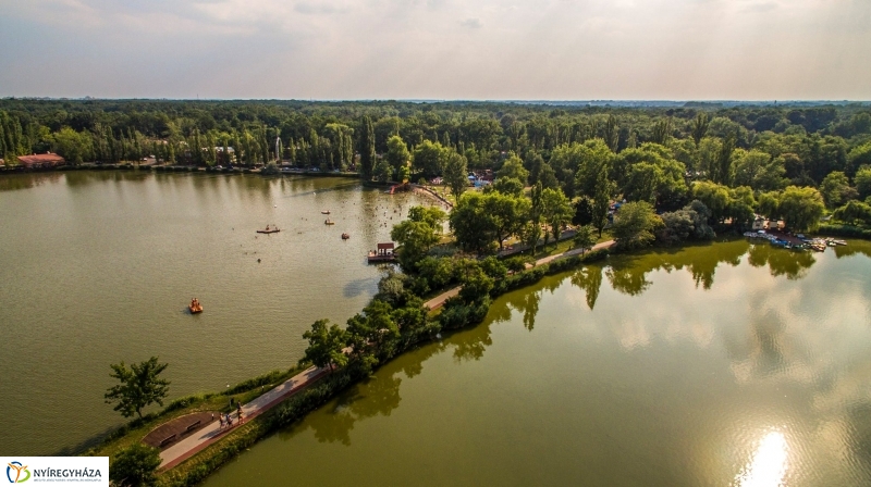 Sóstói nyár madártávlatból