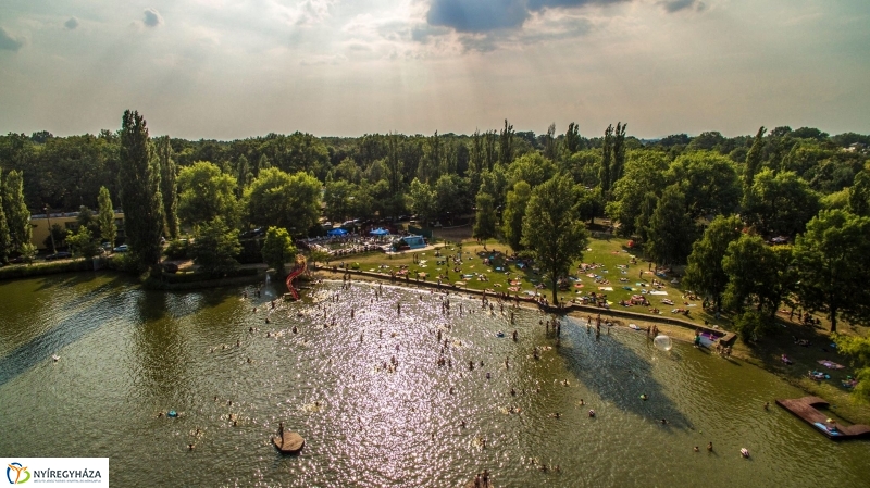 Sóstói nyár madártávlatból