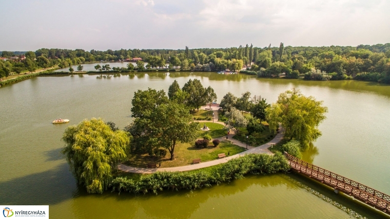 Sóstói nyár madártávlatból