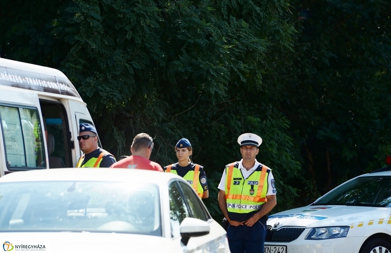 Tispol ellenőrzés a 38-as úton