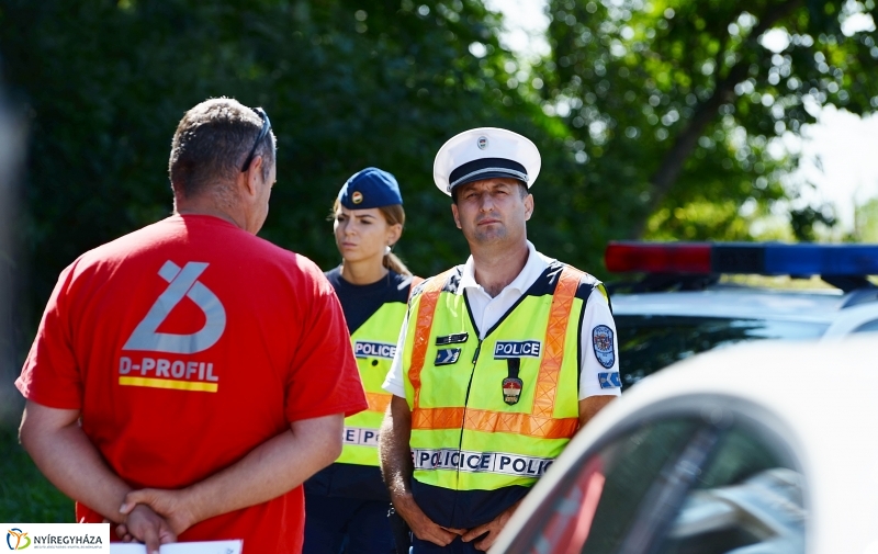 Tispol ellenőrzés a 38-as úton