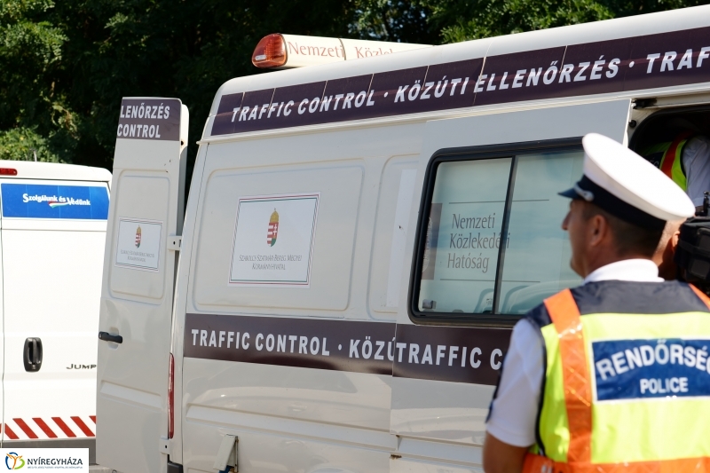 Tispol ellenőrzés a 38-as úton