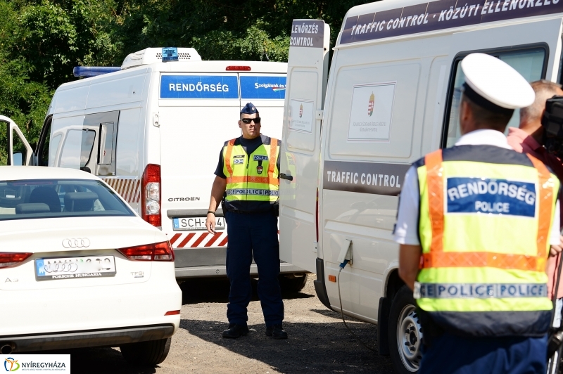 Tispol ellenőrzés a 38-as úton
