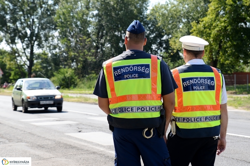 Tispol ellenőrzés a 38-as úton
