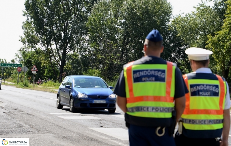 Tispol ellenőrzés a 38-as úton