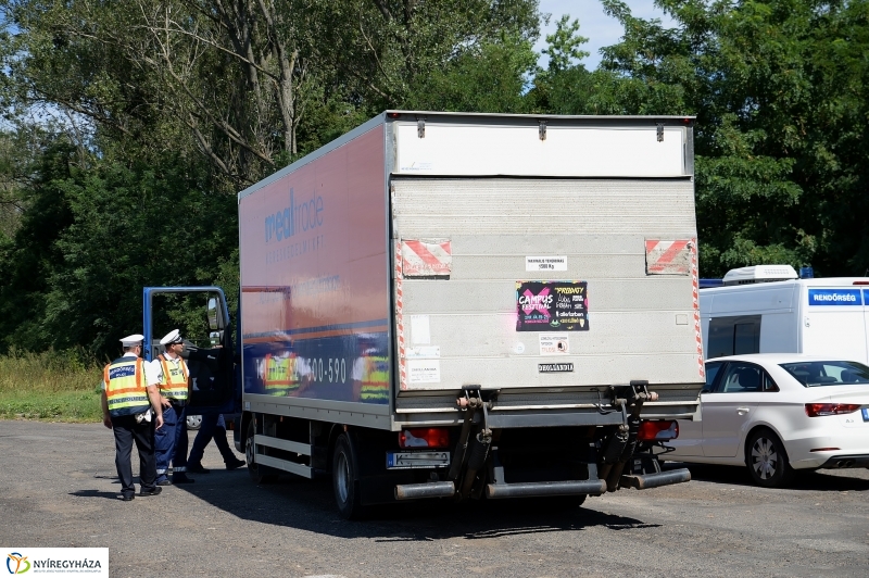 Tispol ellenőrzés a 38-as úton