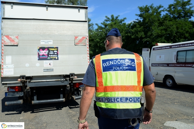 Tispol ellenőrzés a 38-as úton