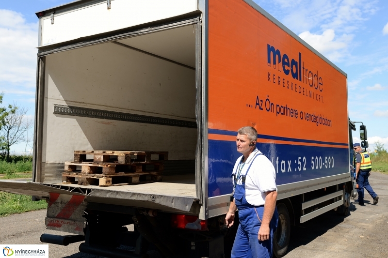 Tispol ellenőrzés a 38-as úton