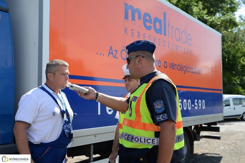 Tispol ellenőrzés a 38-as úton