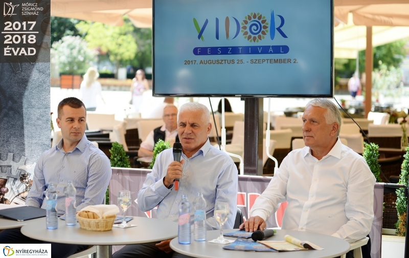VIDOR 2017-sajtótájékoztató