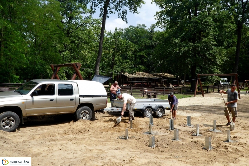 Felújítások a Sóstói erdőben - fotó Szarka Lajos