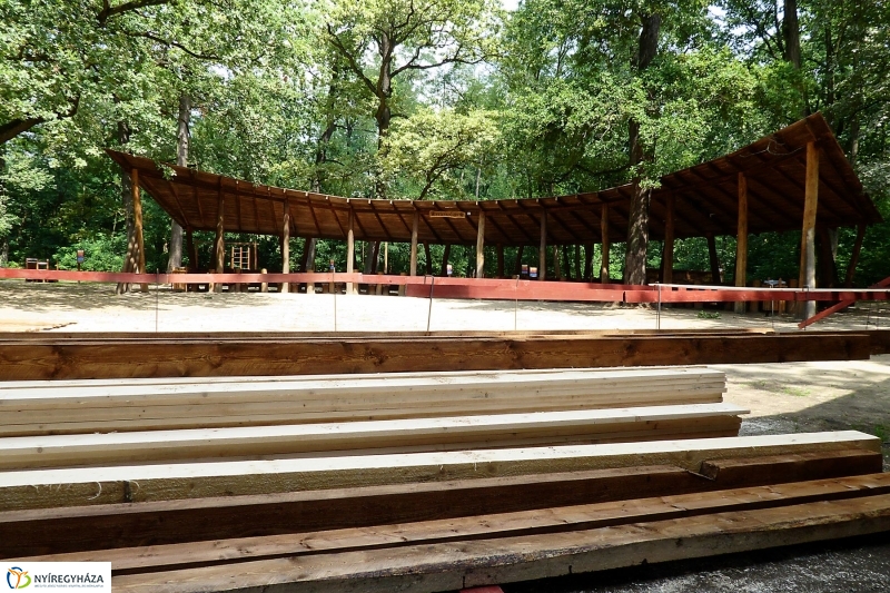 Felújítások a Sóstói erdőben - fotó Szarka Lajos