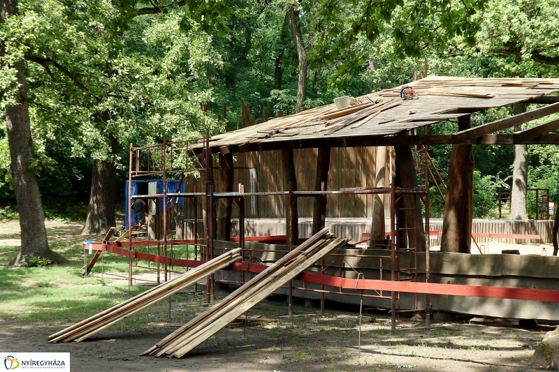 Felújítások a Sóstói erdőben - fotó Szarka Lajos