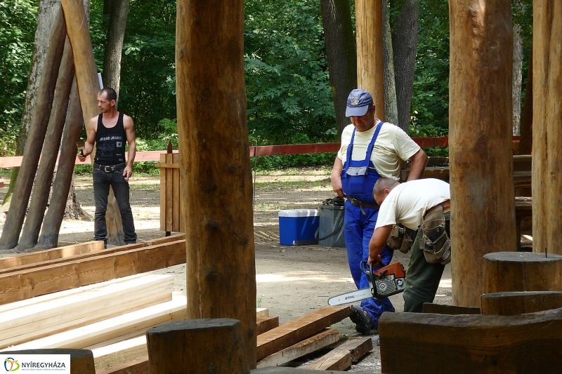 Felújítások a Sóstói erdőben - fotó Szarka Lajos