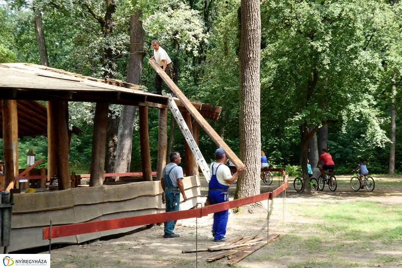 Felújítások a Sóstói erdőben - fotó Szarka Lajos