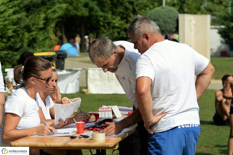 Strandbirkózás a Parkfürdő területén