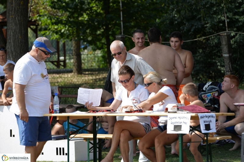 Strandbirkózás a Parkfürdő területén
