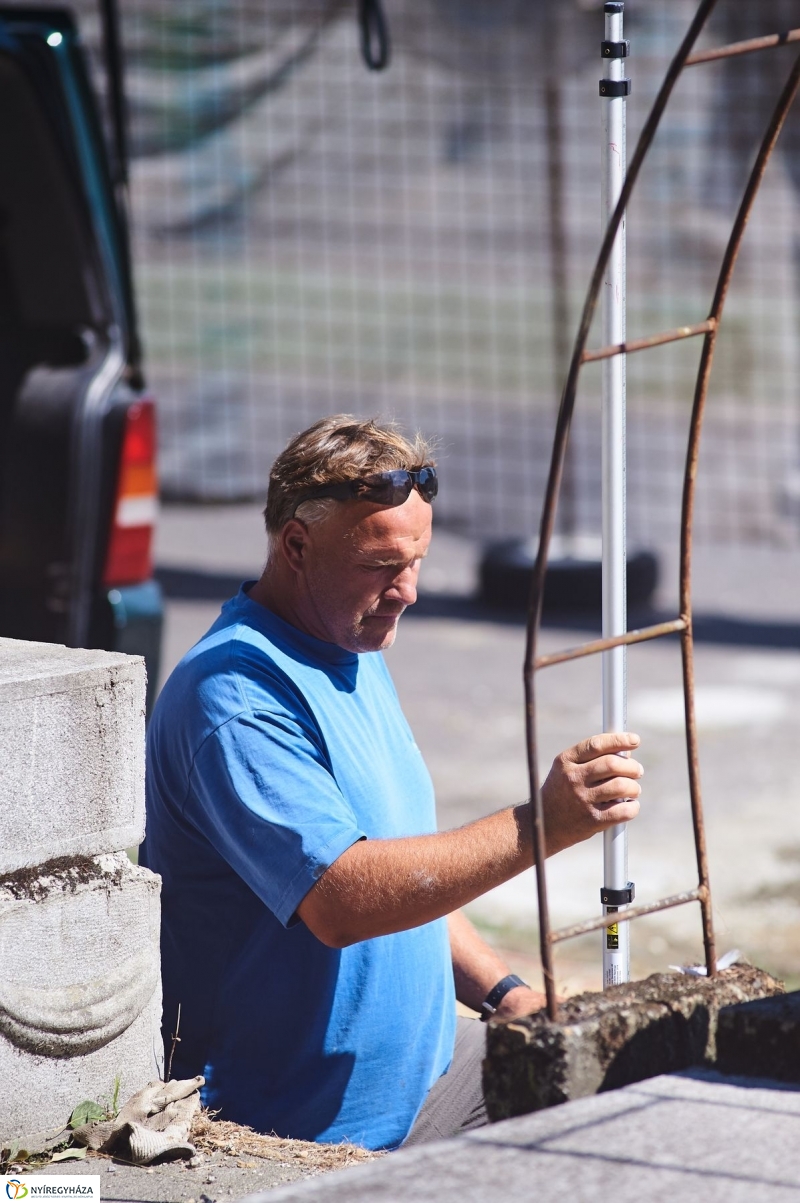 Északi temető kerítés munkálatai - fotó Szarka Lajos