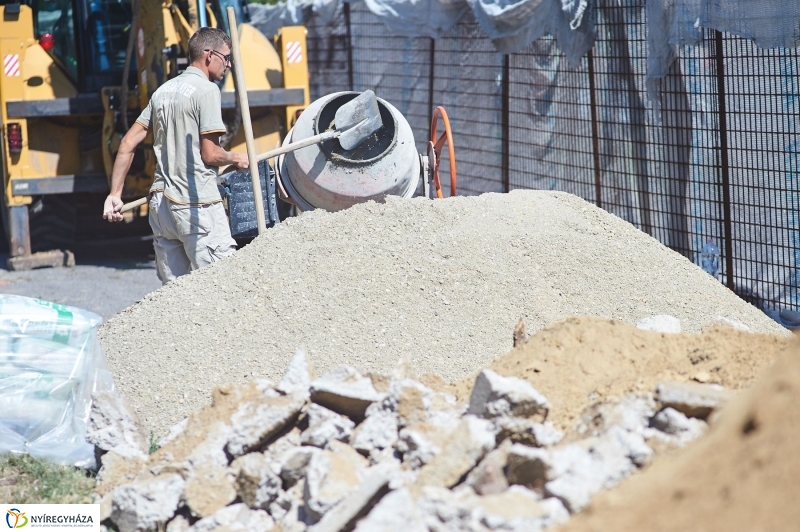 Északi temető kerítés munkálatai - fotó Szarka Lajos