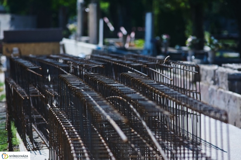 Északi temető kerítés munkálatai - fotó Szarka Lajos