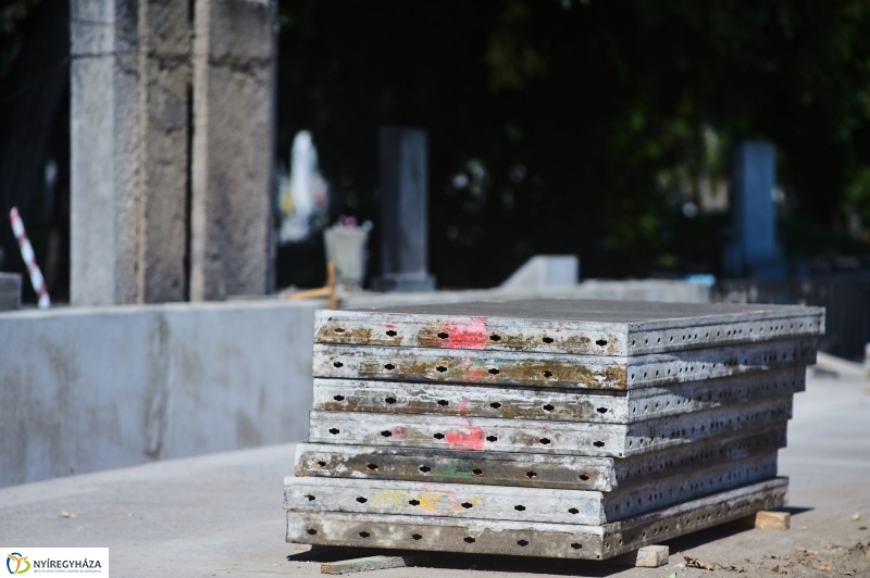 Északi temető kerítés munkálatai - fotó Szarka Lajos