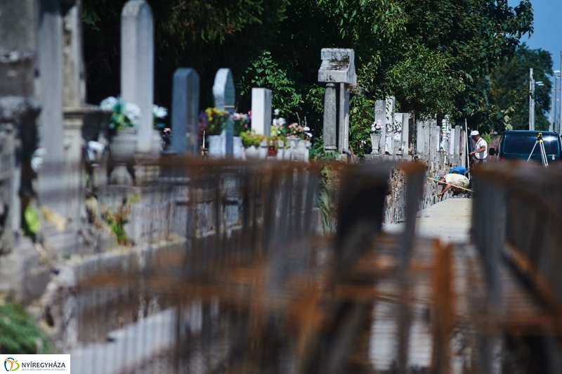 Északi temető kerítés munkálatai - fotó Szarka Lajos