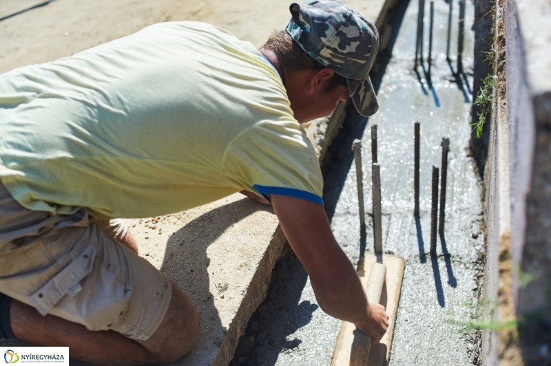 Északi temető kerítés munkálatai - fotó Szarka Lajos