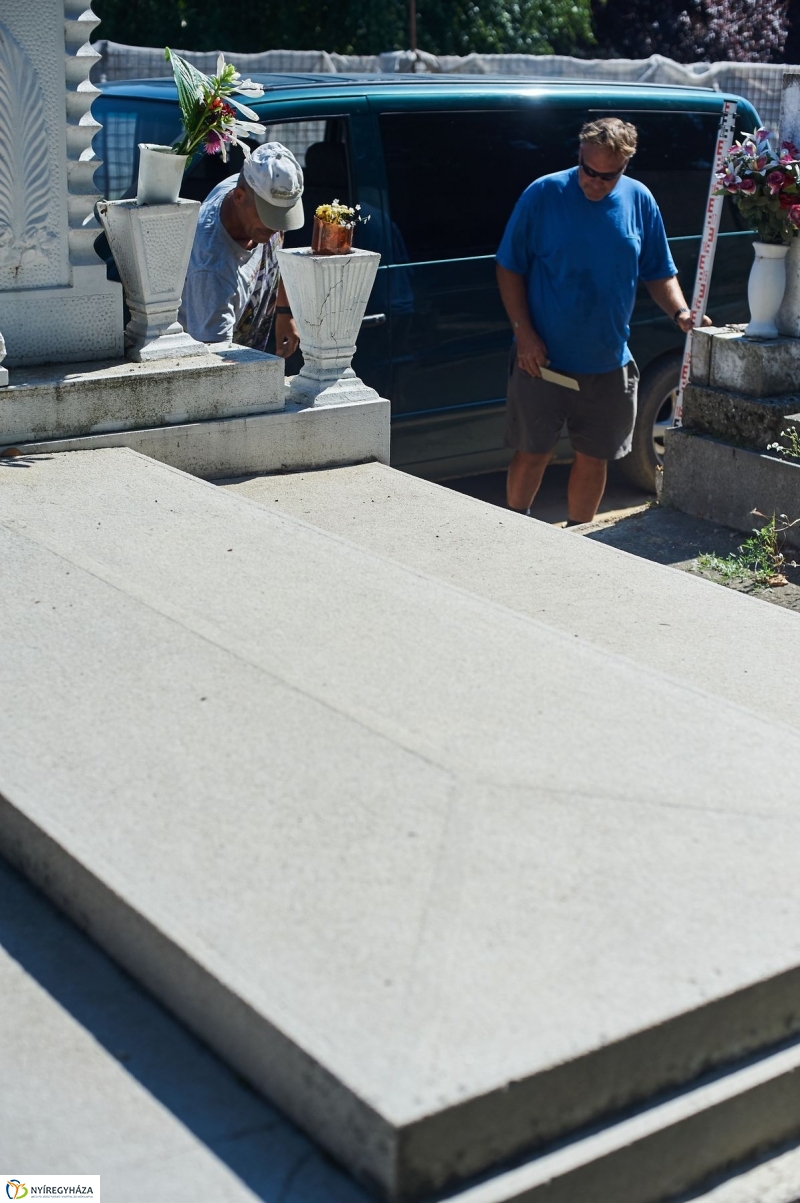 Északi temető kerítés munkálatai - fotó Szarka Lajos