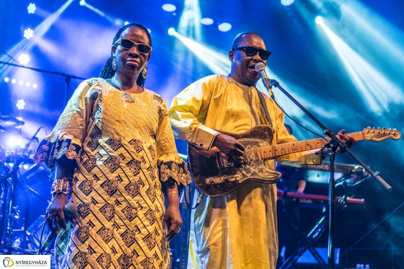 Amadou & Mariam a VIDOR Fesztivál nagyszínpadán - fotó Kohut Árpád