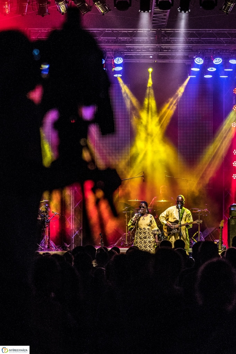 Amadou & Mariam a VIDOR Fesztivál nagyszínpadán - fotó Kohut Árpád
