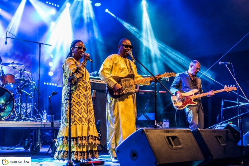 Amadou & Mariam a VIDOR Fesztivál nagyszínpadán - fotó Kohut Árpád