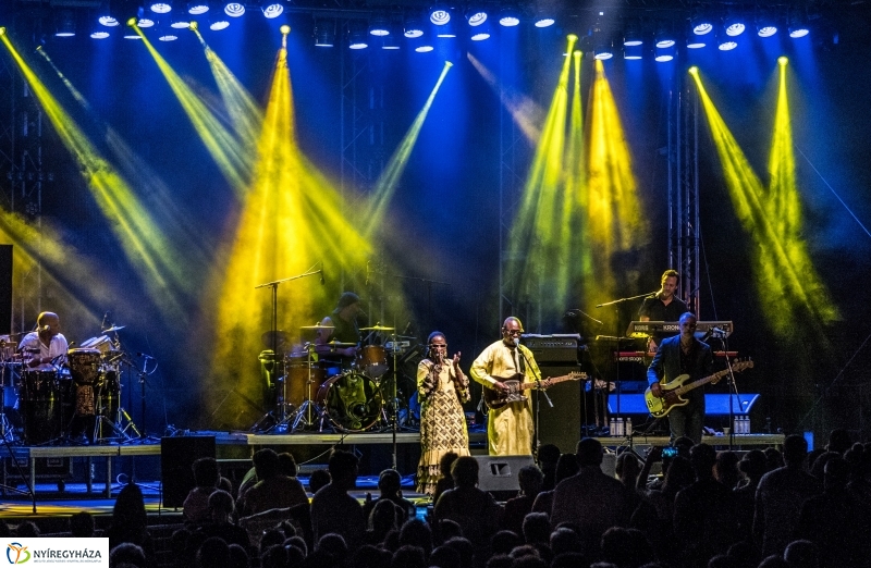 Amadou & Mariam a VIDOR Fesztivál nagyszínpadán - fotó Kohut Árpád