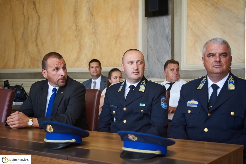 Polgárőrök kitüntetése - fotó Szarka Lajos