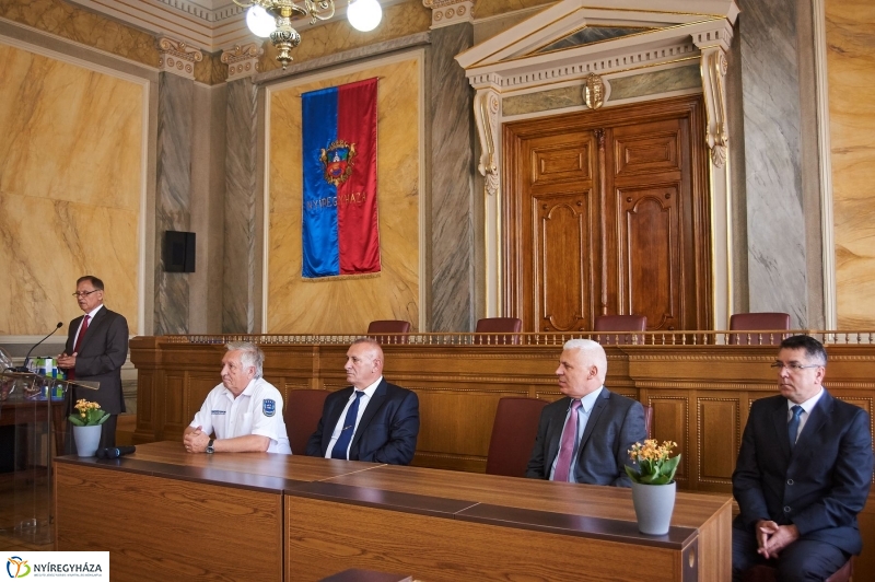 Polgárőrök kitüntetése - fotó Szarka Lajos