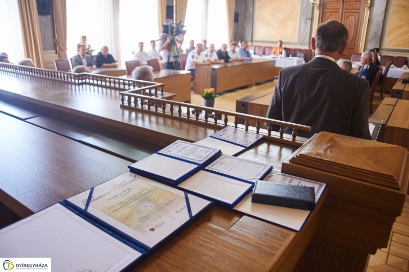 Polgárőrök kitüntetése - fotó Szarka Lajos