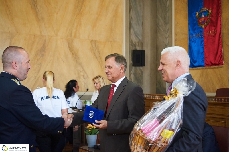 Polgárőrök kitüntetése - fotó Szarka Lajos