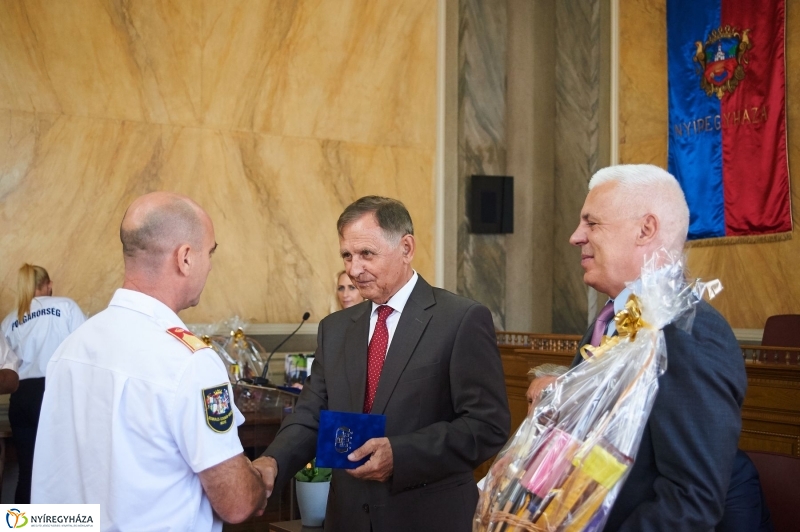 Polgárőrök kitüntetése - fotó Szarka Lajos