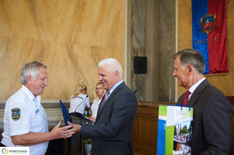 Polgárőrök kitüntetése - fotó Szarka Lajos