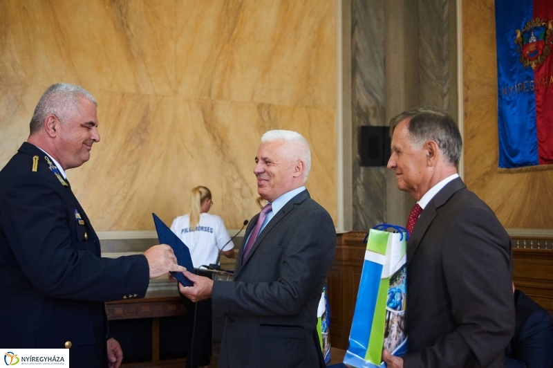 Polgárőrök kitüntetése - fotó Szarka Lajos