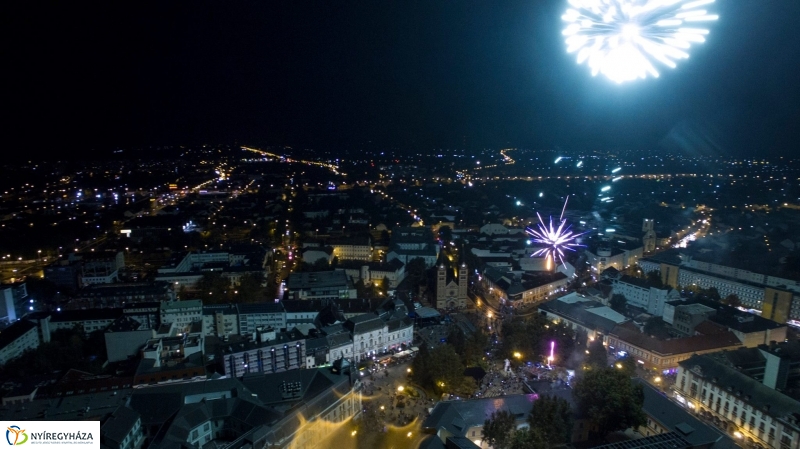 Tűzijáték madártávlatból - Fotók Kohut Árpád