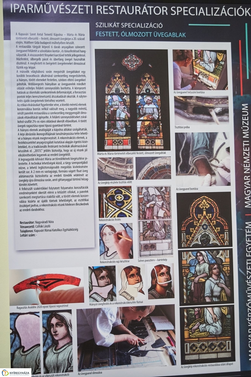 Restaurátorok kiállítása - fotó Szarka Lajos