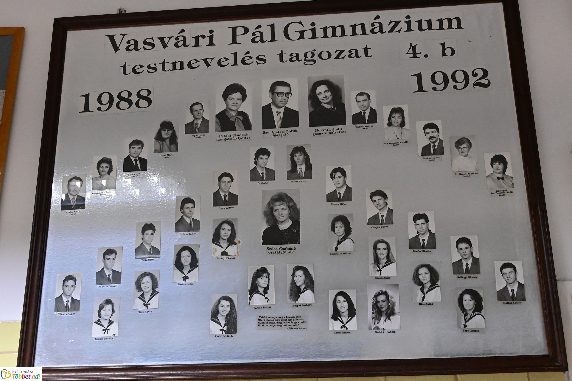 50 éves a testevelési tagozat a Nyíregyházi Vasvári Pál Gimnáziumban