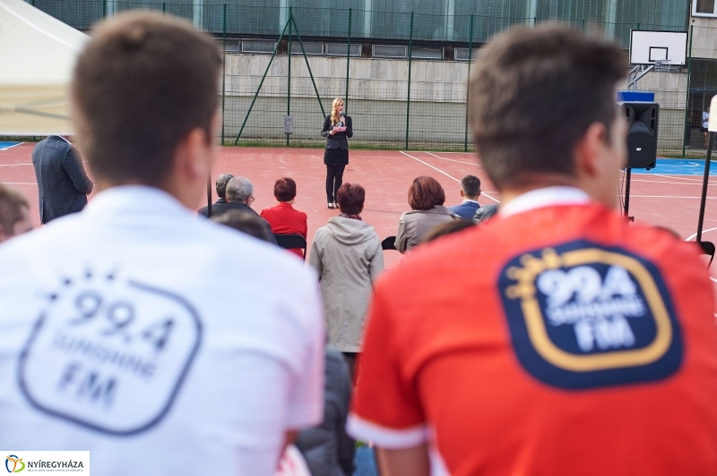 Kosárpálya átadás a Bánkiban - fotó Szarka Lajos