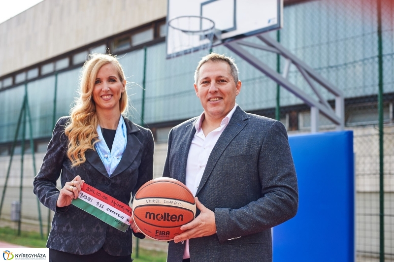 Kosárpálya átadás a Bánkiban - fotó Szarka Lajos