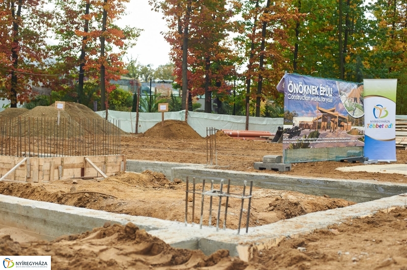 Látogatócentrum alapkőletétele - fotó Szarka Lajos